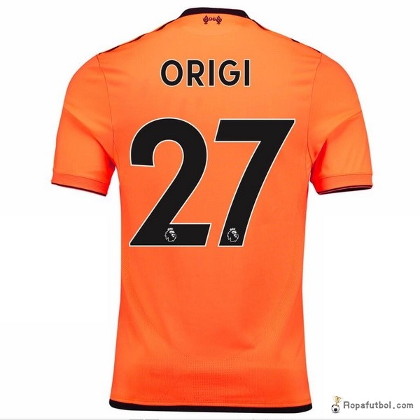 Camiseta Liverpool Replica Tercera Ropa Origi 2017/18